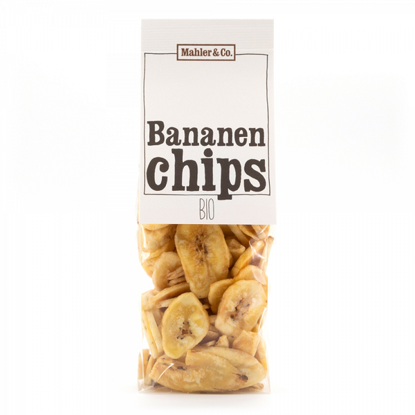 Bio Bananen Chips ungesalzen - 120 Gramm