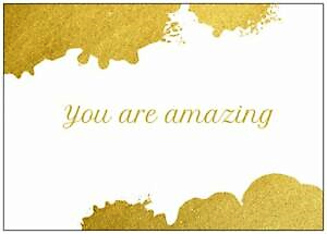 Grusskarte - you are amazing
